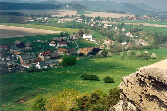 Blick auf Pfaffendorf