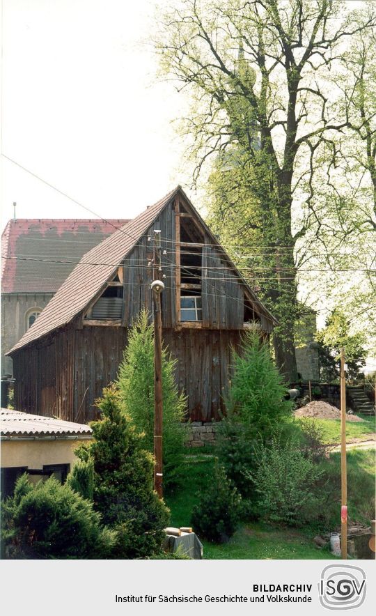 Blick zur Reinhardtsdorfer Kirche