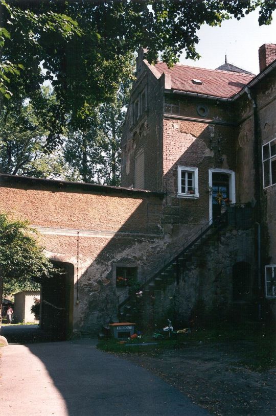 Innenhof des Döbschützer Schlosses