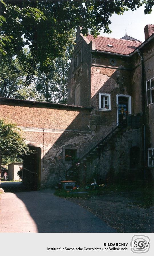 Innenhof des Döbschützer Schlosses