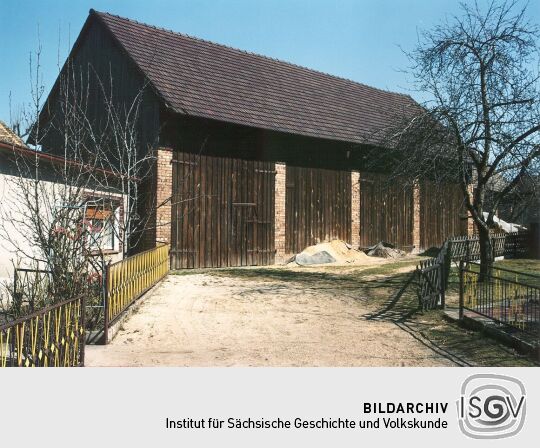 Scheune eines ehemaligen Bauernhofes in Mühlrose