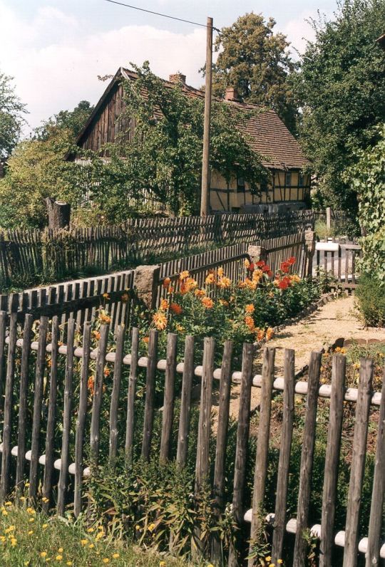 Garten mit Gartenzaun in Nieder-Seifersdorf