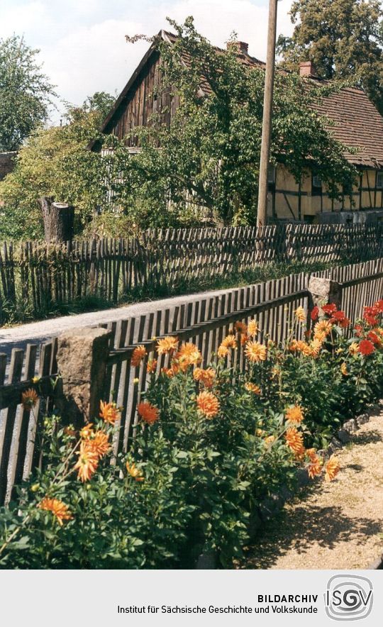 Garten mit Gartenzaun in Nieder-Seifersdorf