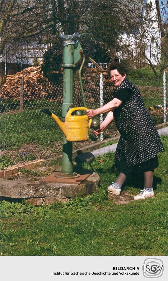 Wasserholen in Groß Radisch