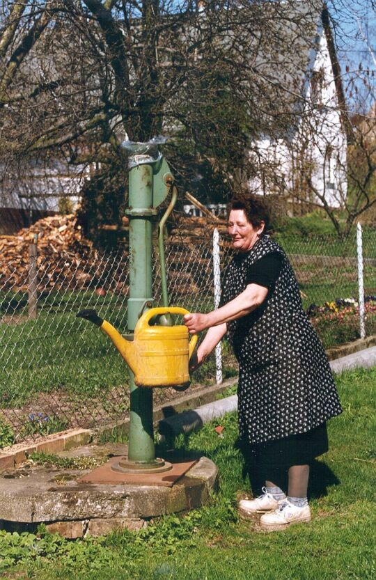 Wasserholen in Groß Radisch