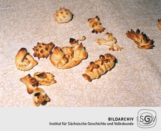 Gebäck im Museum "Alte Pfefferküchlerei" in Weißenberg