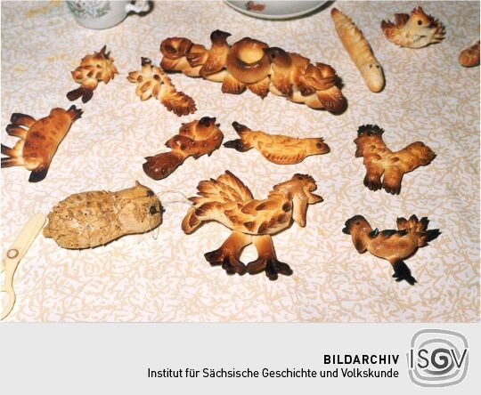 Gebäck im Museum "Alte Pfefferküchlerei" in Weißenberg