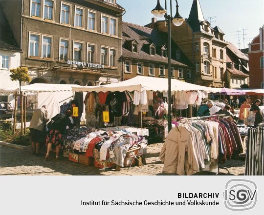 Wochenmarkt in Pulsnitz
