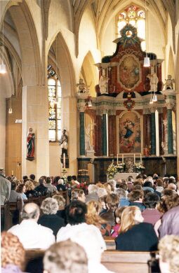 Bild: Pfarrkirche in Wittichenau