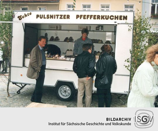 Verkaufswagen der Pfefferküchlerei Handrick aus Pulsnitz