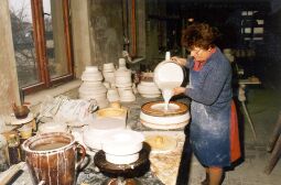 Bild: In der Töpferei Frommhold in Königsbrück