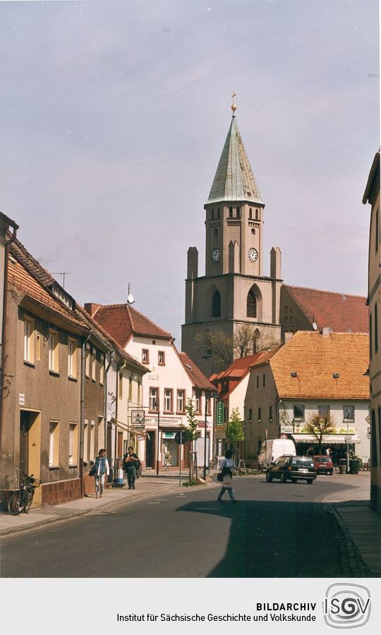 Blick zur Wittichenauer Kirche