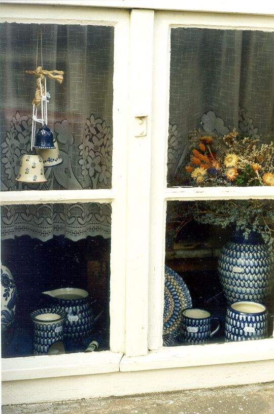 Schaufenster der Töpferei Frommhold