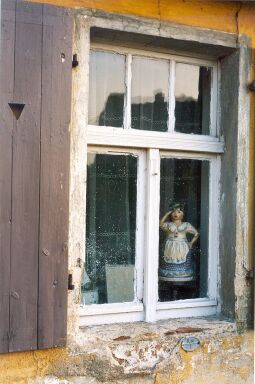 Bild: Fenster der Töpferei Krahl in Königsbrück