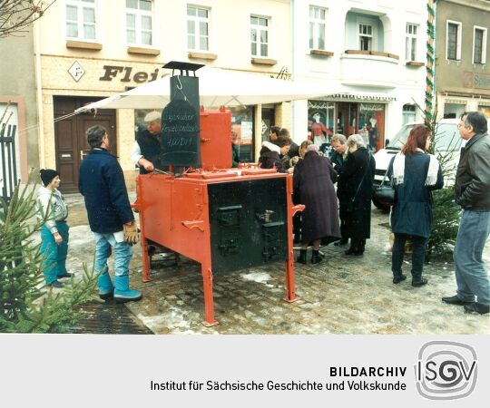 Gulaschkanone auf dem Pulsnitzer Nikolausfest