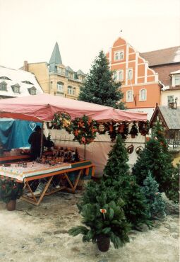 Bild: Verkaufsstand auf dem Pulsnitzer Nikolausfest