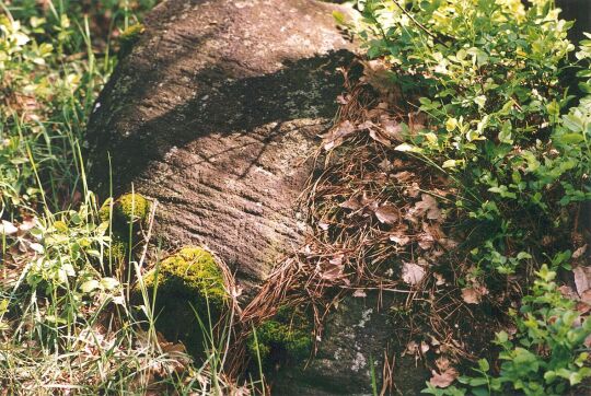 Stein an der alten Poststraße bei Reichenau