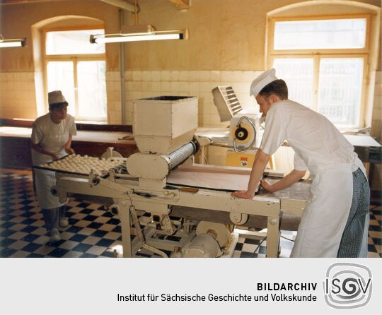 In der Pfefferküchlerei Bernhard Zeiler in Pulsnitz