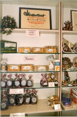 Bild: Im Ladengeschäft der Pfefferküchlerei Handrick in Pulsnitz