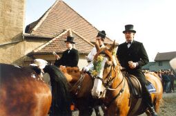 Bild: Osterreiten in Wittichenau