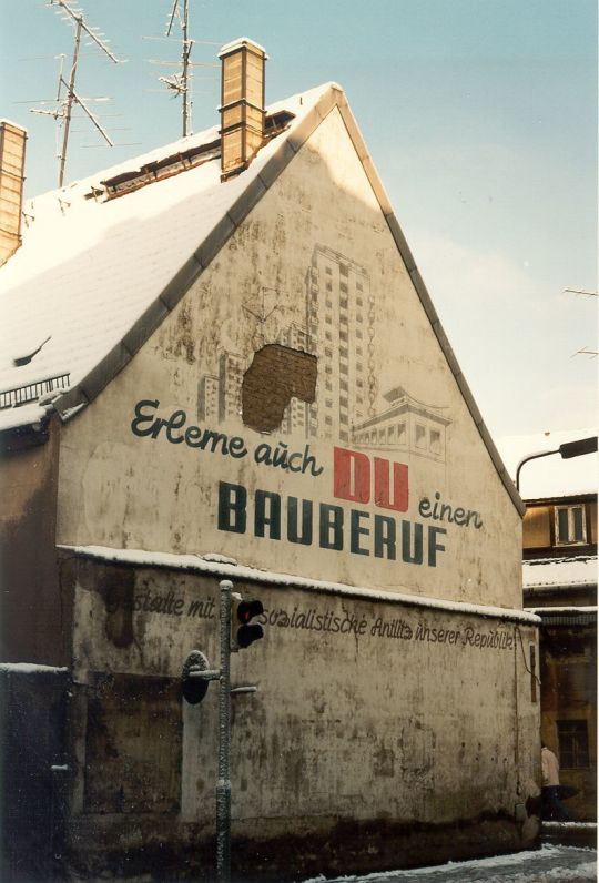 sozialistisches Wandbild in Radeberg