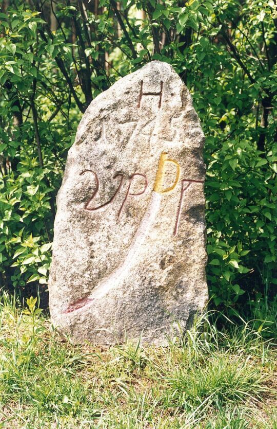 Gedenkstein an den Zweiten Schlesischen Krieg 1745 in Schwosdorf