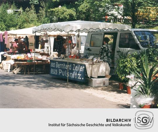 Verkaufsstand der Pfefferküchlerei Zeiler in Liebstadt