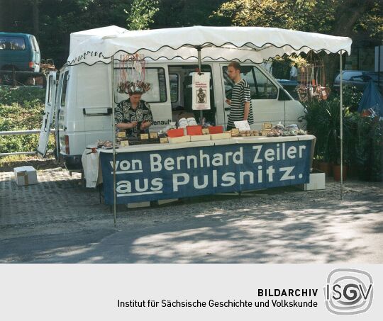 Verkaufsstand der Pfefferküchlerei Zeiler in Liebstadt