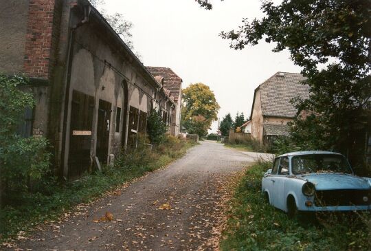 Ungenutzte Scheune des ehemaligen Rittergutes in Lohsa