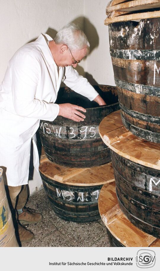 In der Pfefferküchlerei Max Spitzer in Pulsnitz
