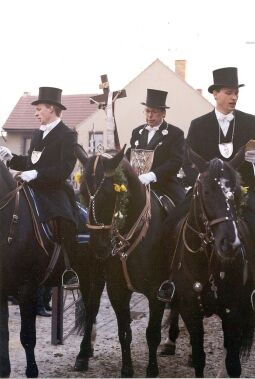 Bild: Osterreiter in Wittichenau