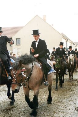 Bild: Osterreiter in Wittichenau