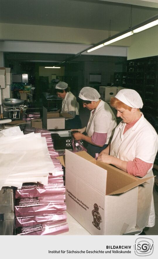 In der Pfefferküchlerei Gräfe in Pulsnitz