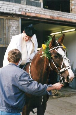 Bild: Osterreiter in Wittichenau