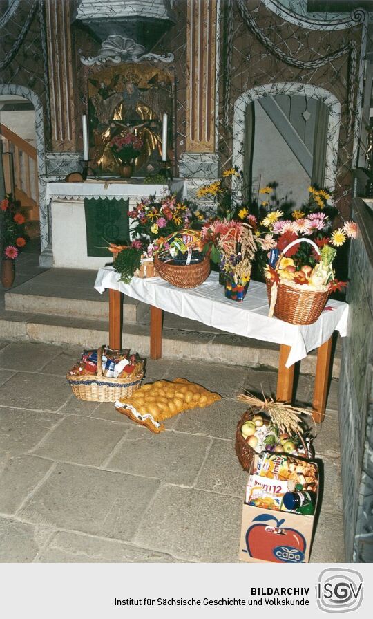 in der Kirche in Kleinröhrsdorf