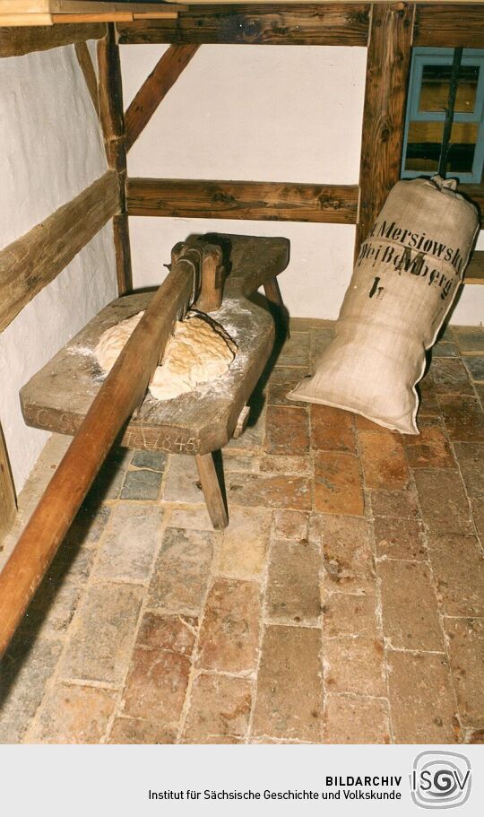 Teigbreche im Museum "Alte Pfefferküchlerei" in Weißenberg