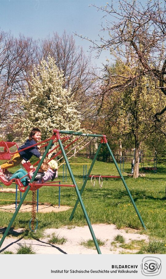 Spielplatz des Kindergartens von Niedercunnersdorf