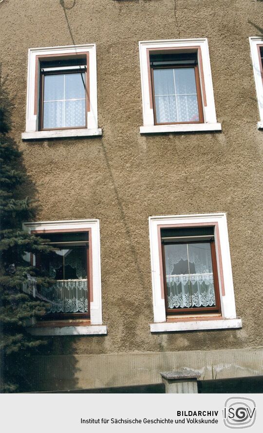 Wohnhausfassade in Quersa- Brockwitz