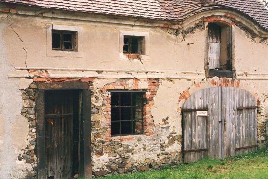 Alte Scheune an der Hauptstraße von Ponickau