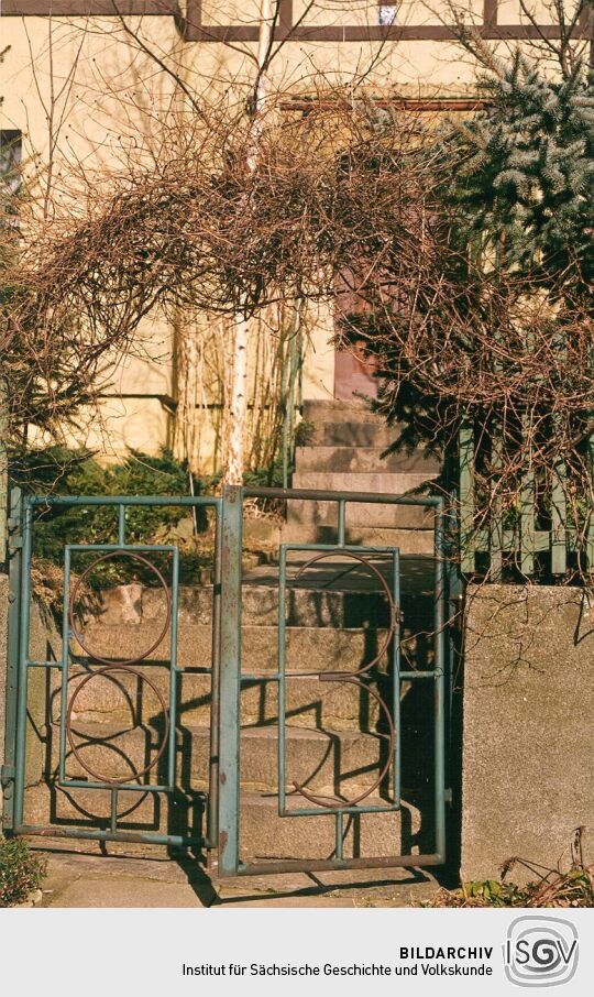 Gartentor am Oberen Kirchweg in Ebersbach