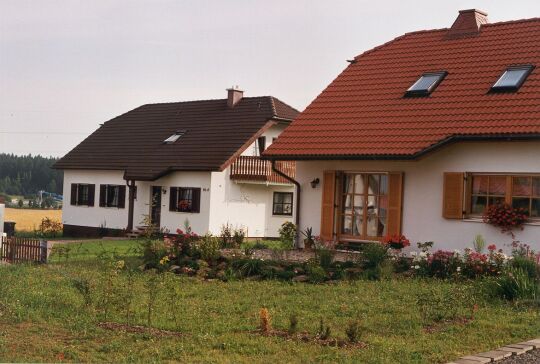 Einfamilienhäuser an der Elfestraße in Rebesgrün