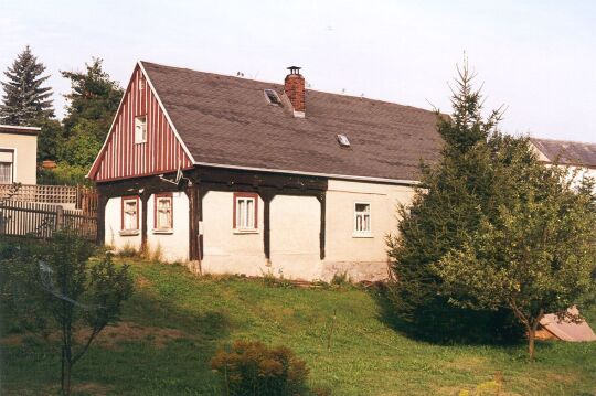 Umgebindehaus an der Dorfstraße in Oberlauterbach