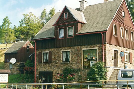 Bäckerei  an der Oberwiesenthaler Straße in Tellerhäuser