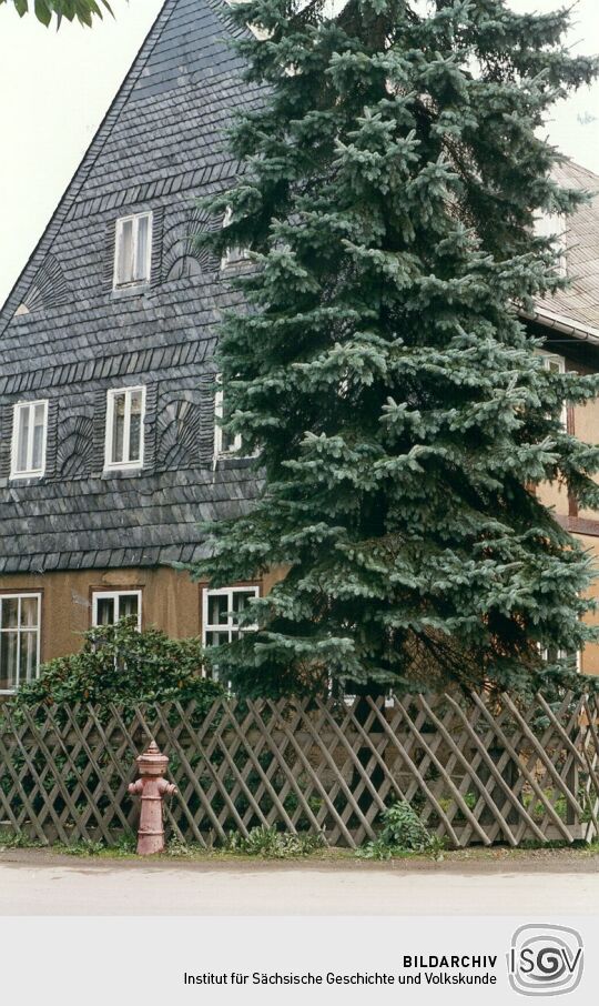 Wohnhaus an der Rathausstraße in Zwönitz