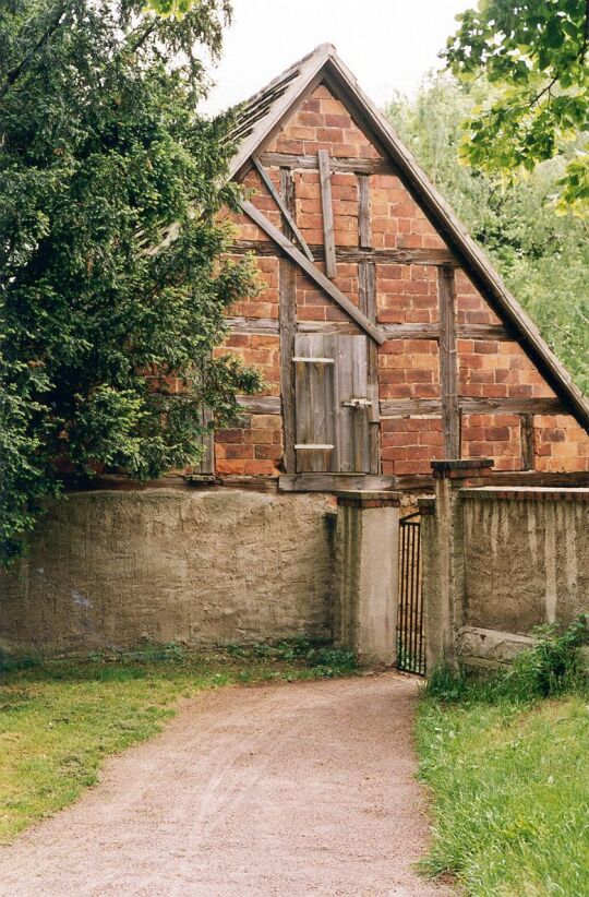 Fachwerkscheune an der Kirchgasse von Authausen