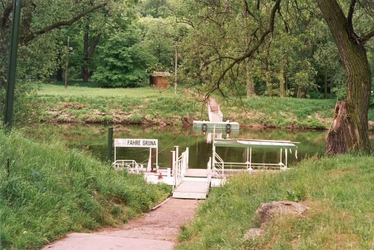 Fähre über die Mulde in Gruna