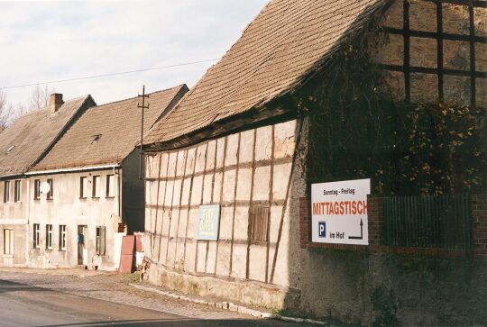 Scheune zum Gasthaus "Goldener Löwe" in Bad Düben