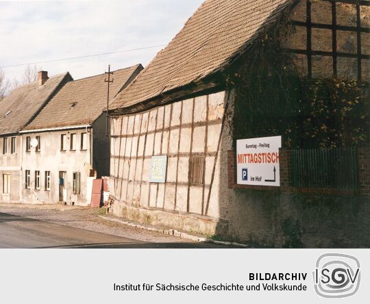 Scheune zum Gasthaus "Goldener Löwe" in Bad Düben