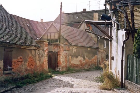 Wohnhaus mit Schuppen an der Salzstraße in Bad Düben