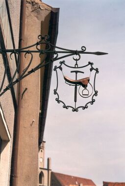 Bild: Geschäftshaus in Wittichenau, Detail